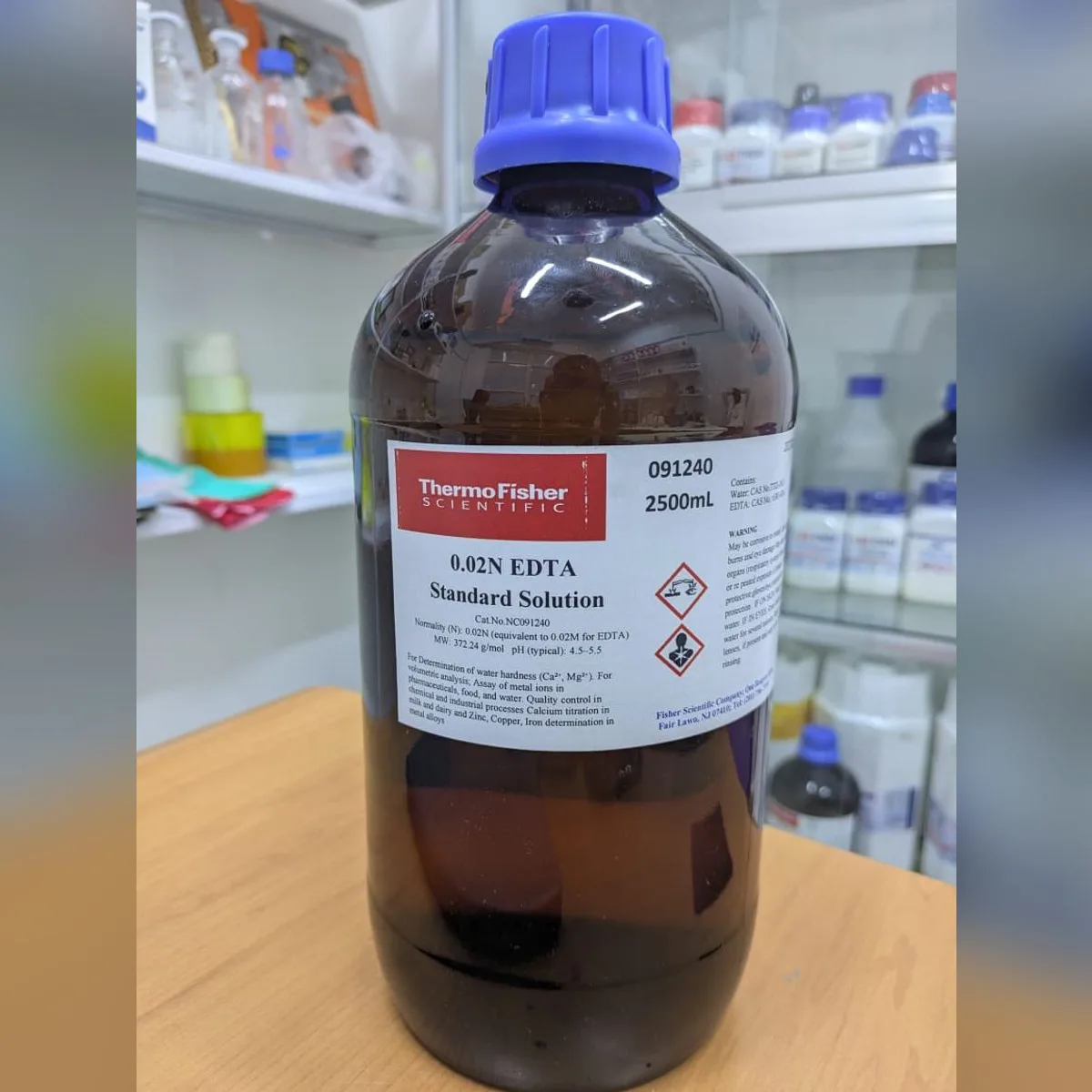 EDTA Standard Solution 0.02N